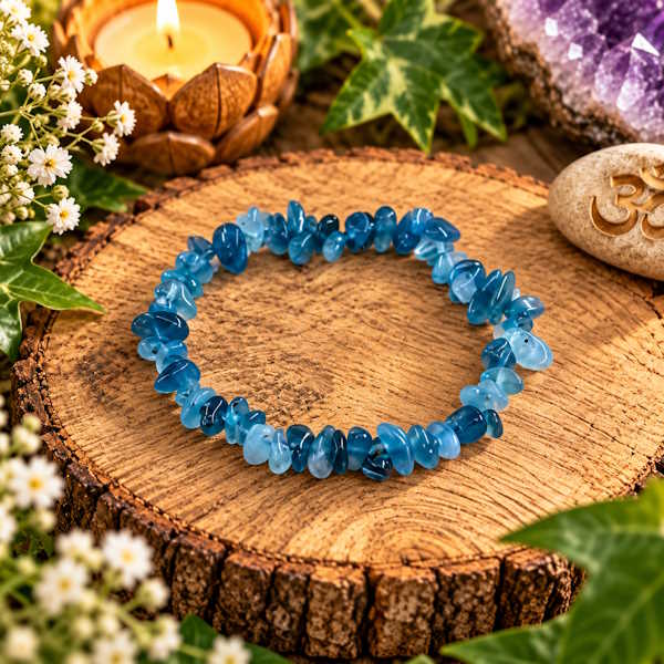 Pulsera chip Aguamarina